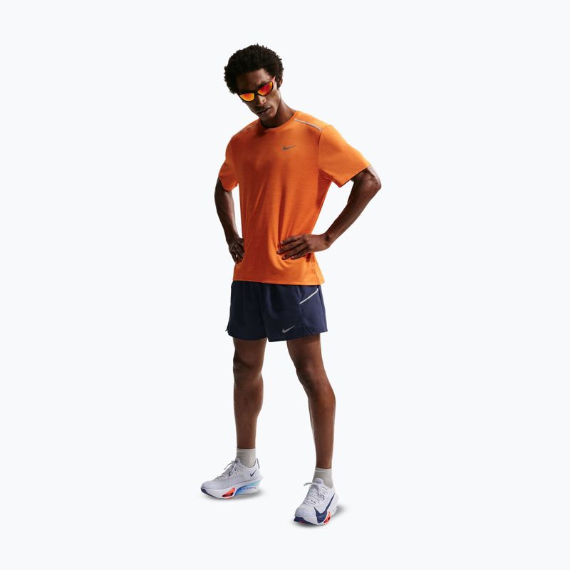 Шорти для бігу чоловічі Nike Miler Dri-Fit 2in1 5" midnight navy 2