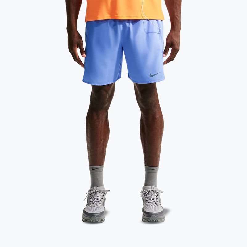 Шорти для бігу чоловічі Nike Miler Dri-Fit 2in1 7" royal pulse/sapphire