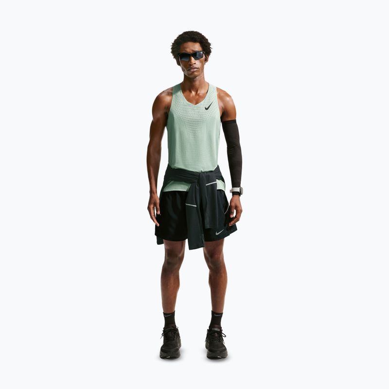 Футболка для бігу чоловіча Nike AeroSwift Dri-Fit ADV steam/black 2