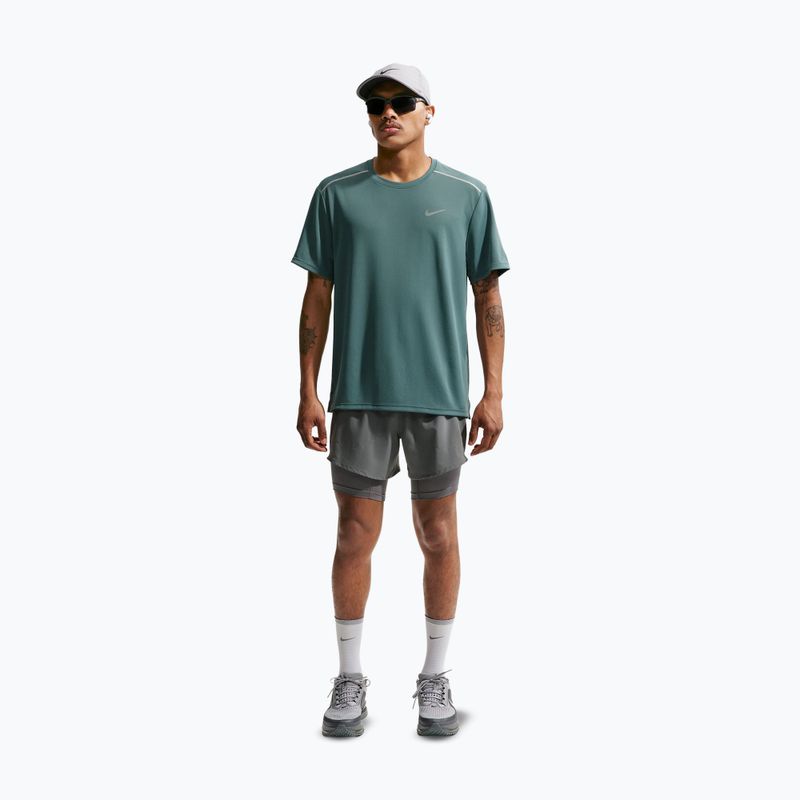 Футболка для бігу чоловіча Nike Miler Dri-Fit UV mineral slate 2