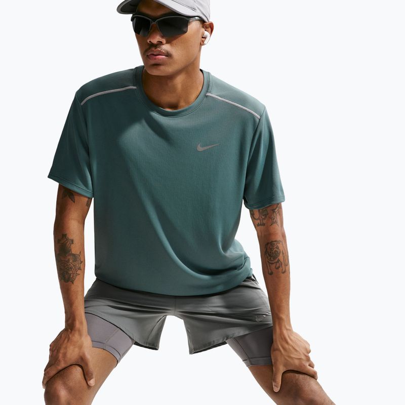 Футболка для бігу чоловіча Nike Miler Dri-Fit UV mineral slate 4