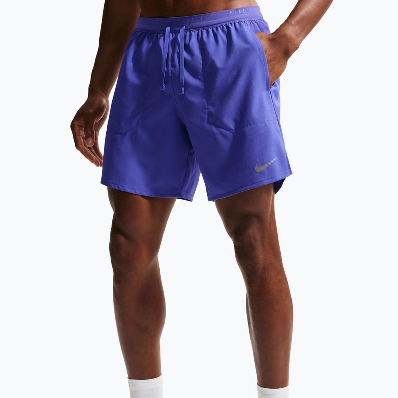 Шорти для бігу чоловічі Nike Stride Dri-Fit Brief-Lined 7" lapis 5