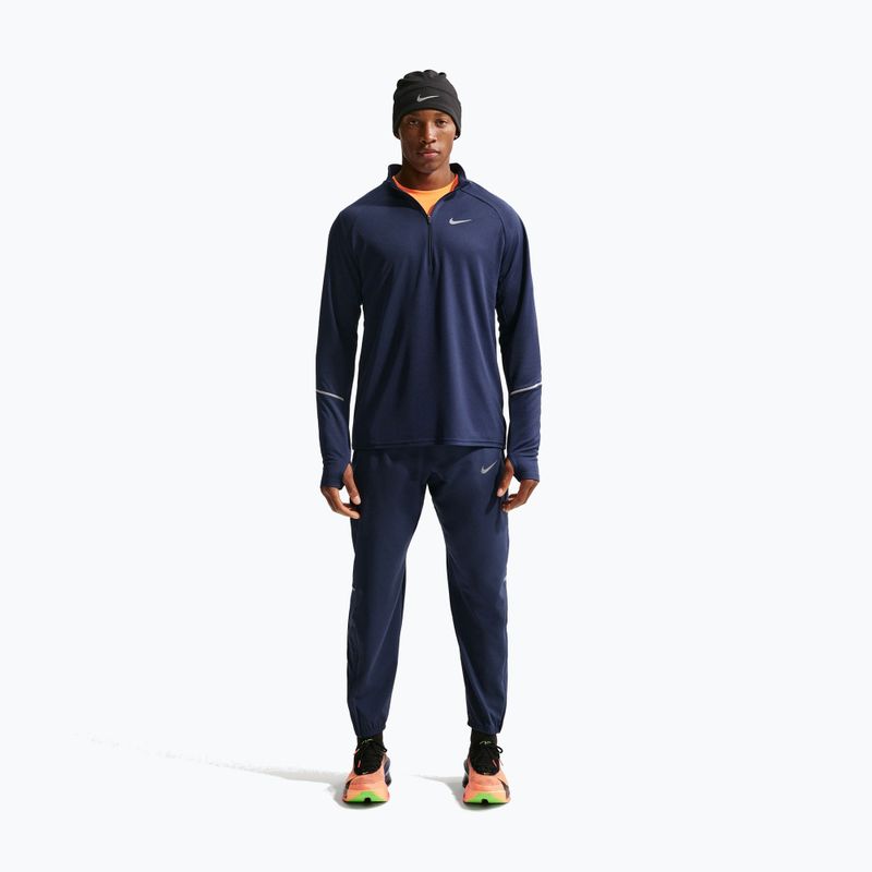 Кофта для бігу чоловіча Nike Miler Dri-Fit UV 1/2 Zip midnight navy 2