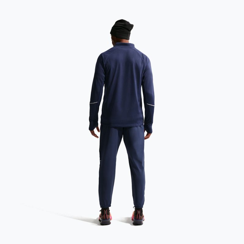 Кофта для бігу чоловіча Nike Miler Dri-Fit UV 1/2 Zip midnight navy 3