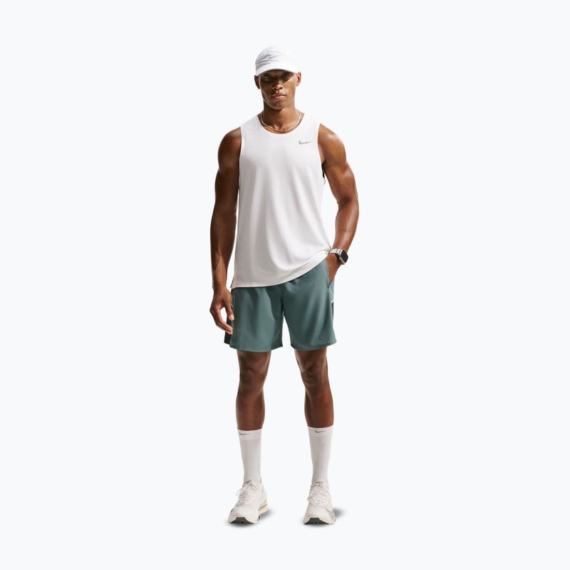 Шорти для бігу чоловічі Nike Miler Dri-Fit 2in1 7" mineral slate 2