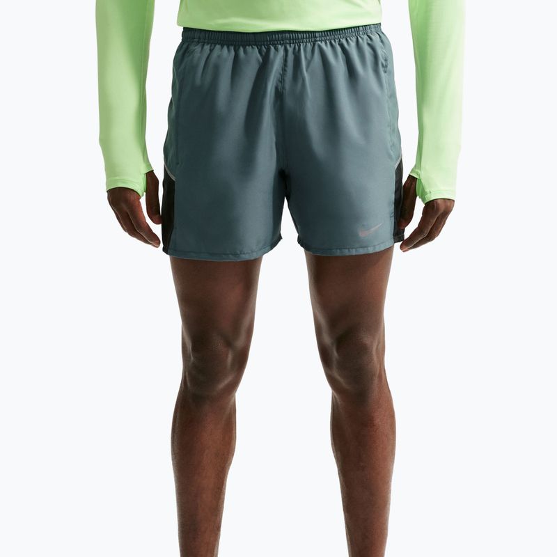 Шорти чоловічі Nike Miler Dri-Fit Brief Lined 5" mineral slate 5