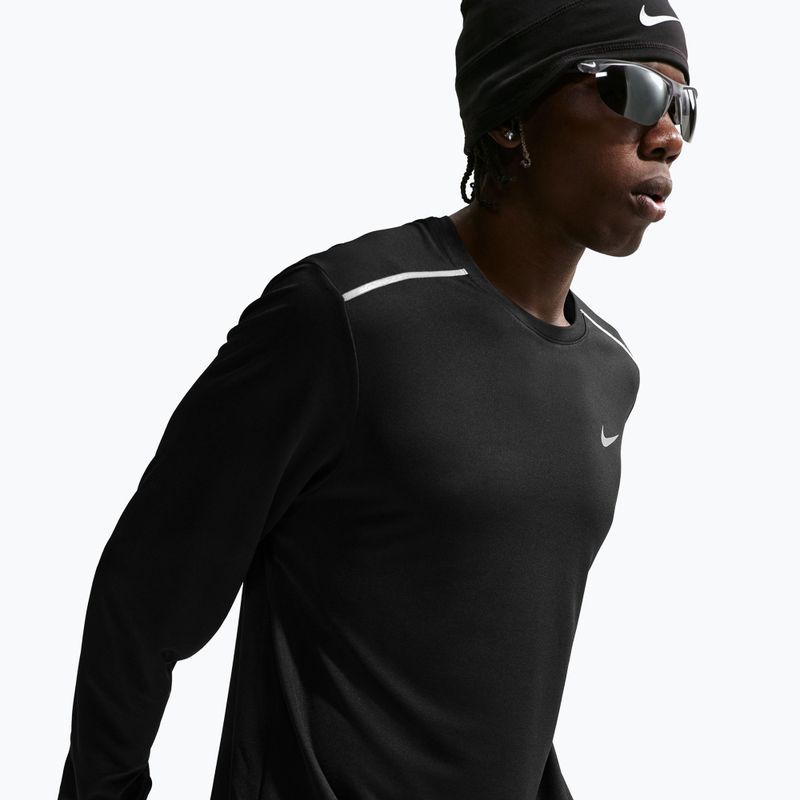 Лонгслів для бігу чоловічий Nike Miler Dri-Fit UV black 5