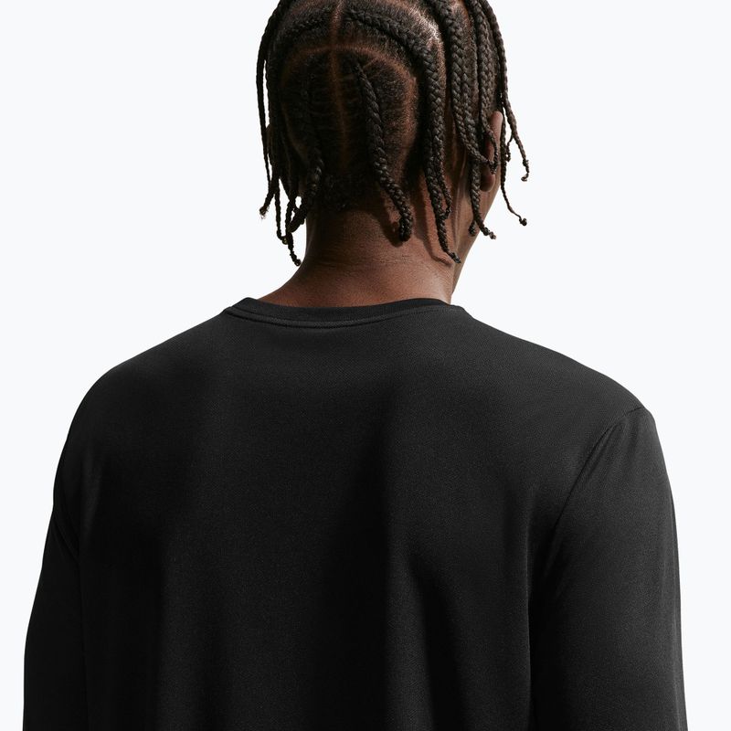 Лонгслів для бігу чоловічий Nike Miler Dri-Fit UV black 6