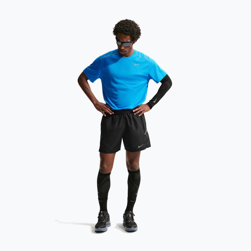 Шорти чоловічі Nike Miler Dri-Fit Brief Lined 5" black/black 2