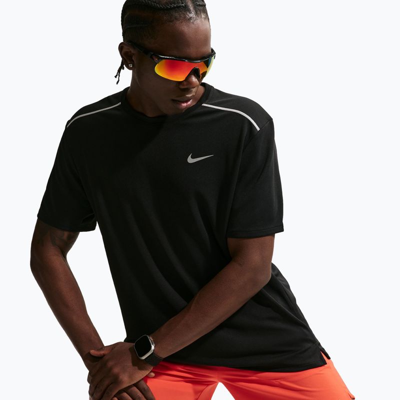 Футболка для бігу чоловіча Nike Miler Dri-Fit UV black 4