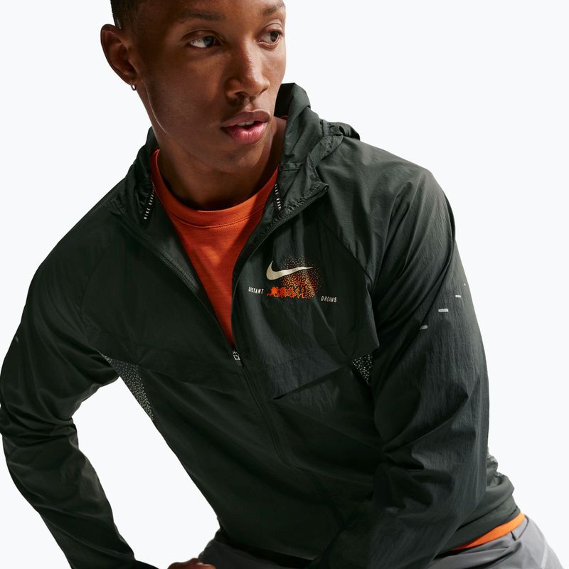 Куртка для бігу чоловіча Nike Stride Repel UV black spruce 6