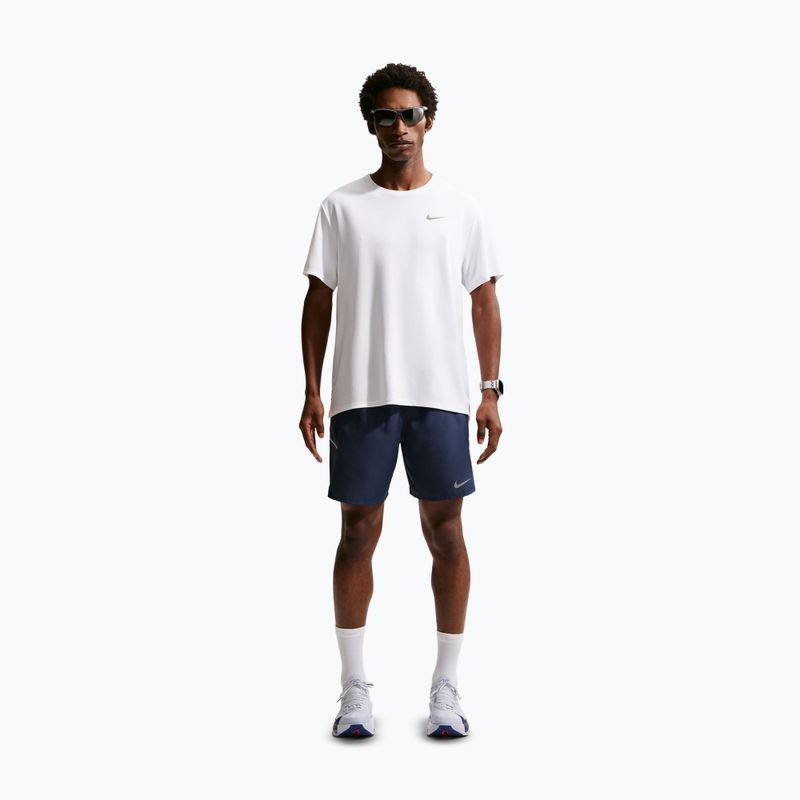 Шорти для бігу чоловічі Nike Miler Dri-Fit Brief Lined7" midnight navy 2