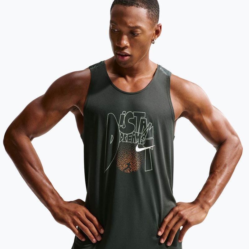 Футболка для бігу чоловіча Nike Stride Dri-Fit ADV black spruce 4