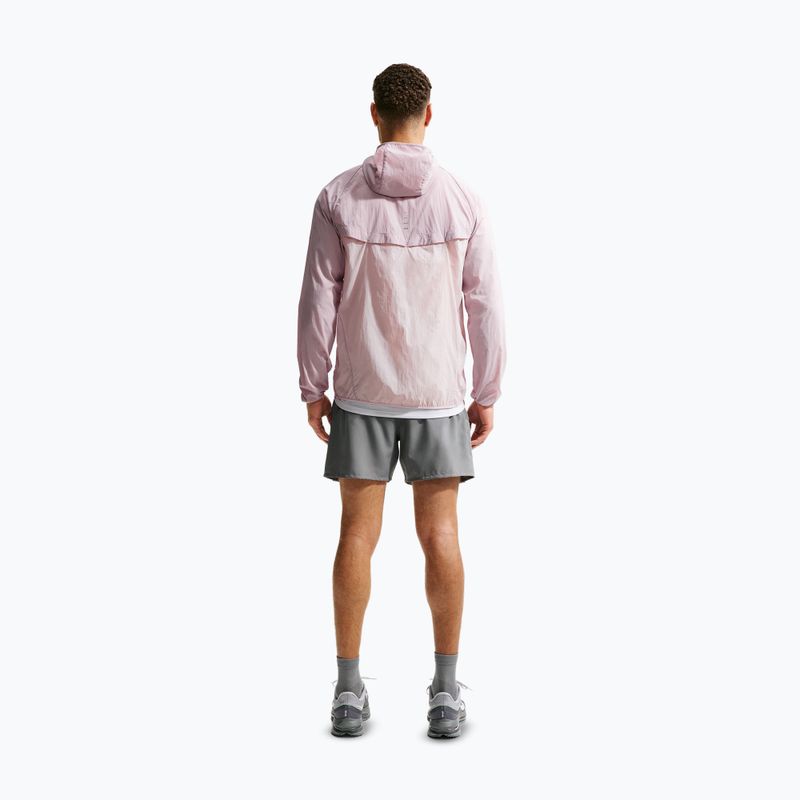 Куртка для бігу чоловіча Nike Stride Repel UV particle rose/silt red 3