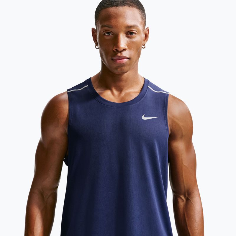 Футболка для бігу чоловіча Nike Miler Dri-Fit midnight navy 4