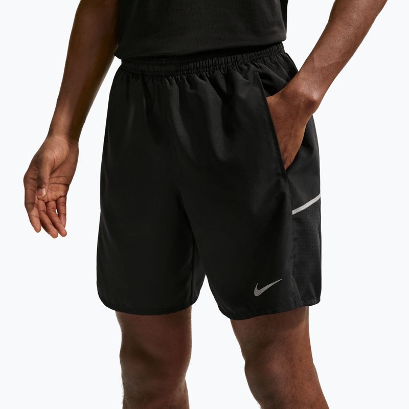 Шорти для бігу чоловічі Nike Miler Dri-Fit 2in1 7" black/black 5
