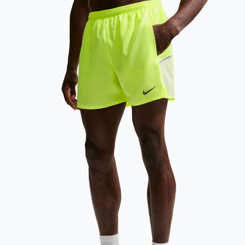 Шорти чоловічі Nike Miler Dri-Fit Brief Lined 5" volt ice/barely volt 4