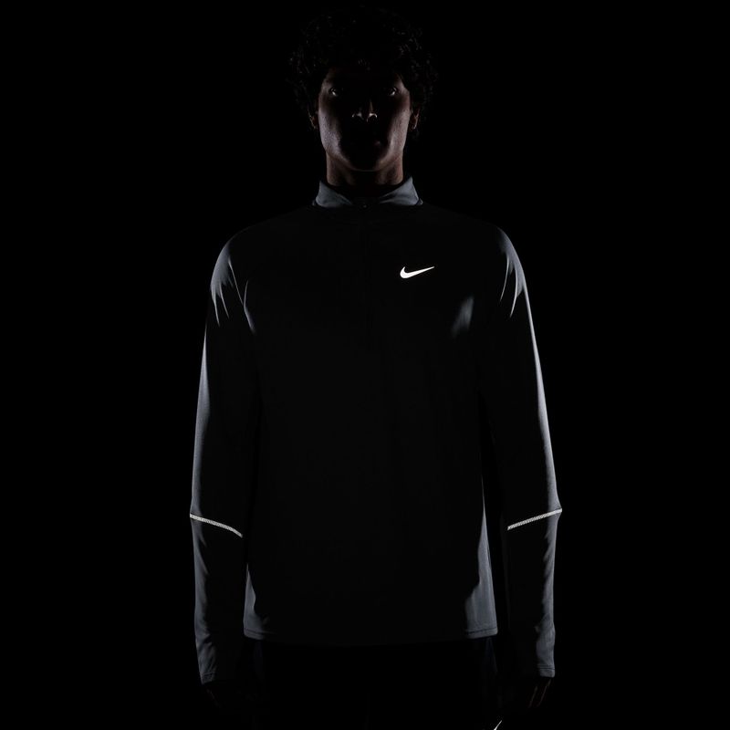 Кофта для бігу чоловіча Nike Miler Dri-Fit UV 1/2 Zip smoke grey 7