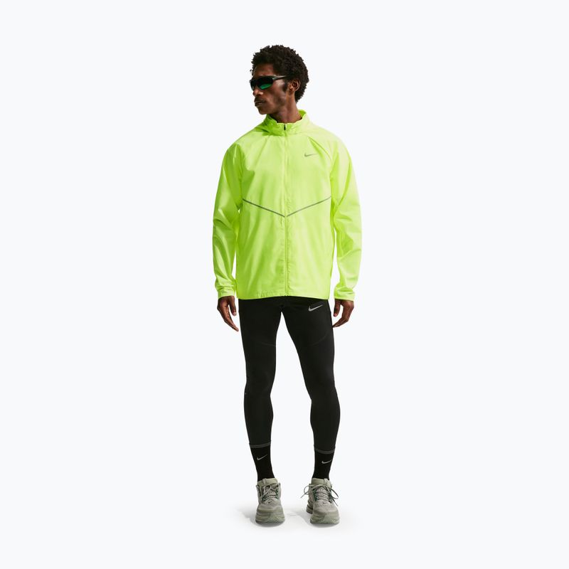 Куртка для бігу чоловіча Nike Miler Repel UV volt ice/volt ice 2