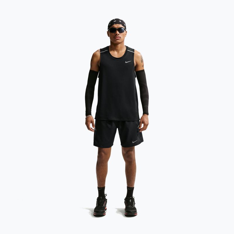 Шорти для бігу чоловічі Nike Miler Dri-Fit Brief Lined7" black/black 2