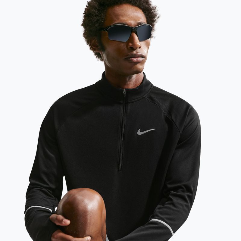 Кофта для бігу чоловіча Nike Miler Dri-Fit UV 1/2 Zip black 5