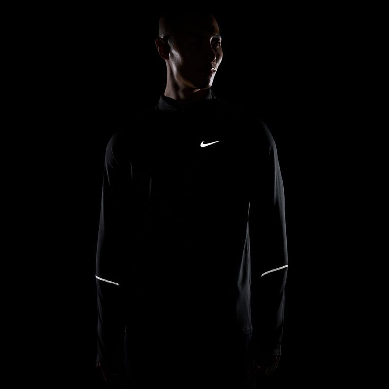 Кофта для бігу чоловіча Nike Miler Dri-Fit UV 1/2 Zip black 7
