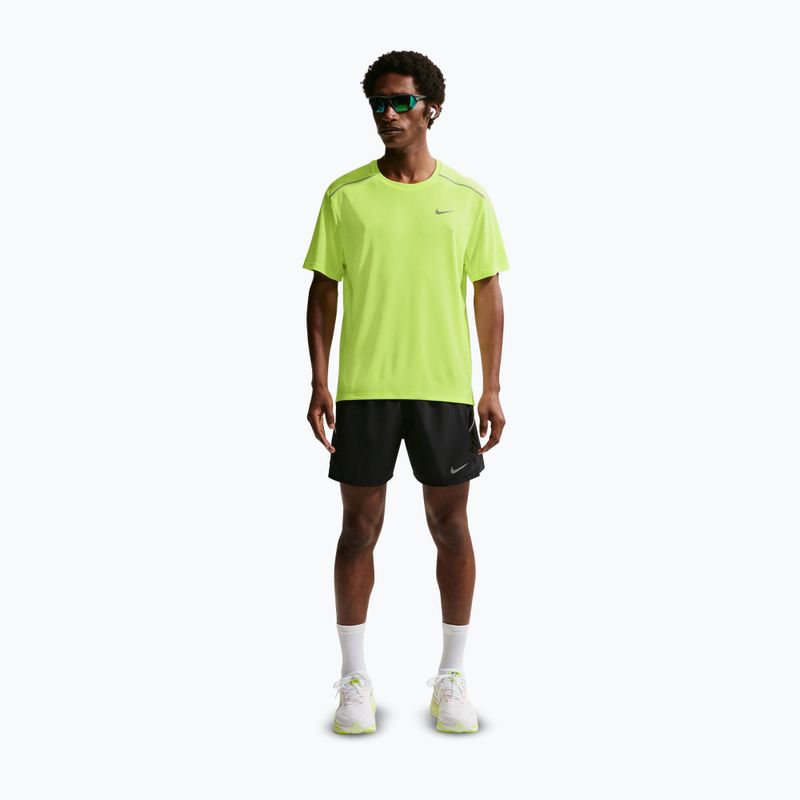 Футболка для бігу чоловіча Nike Miler Dri-Fit UV volt ice 2