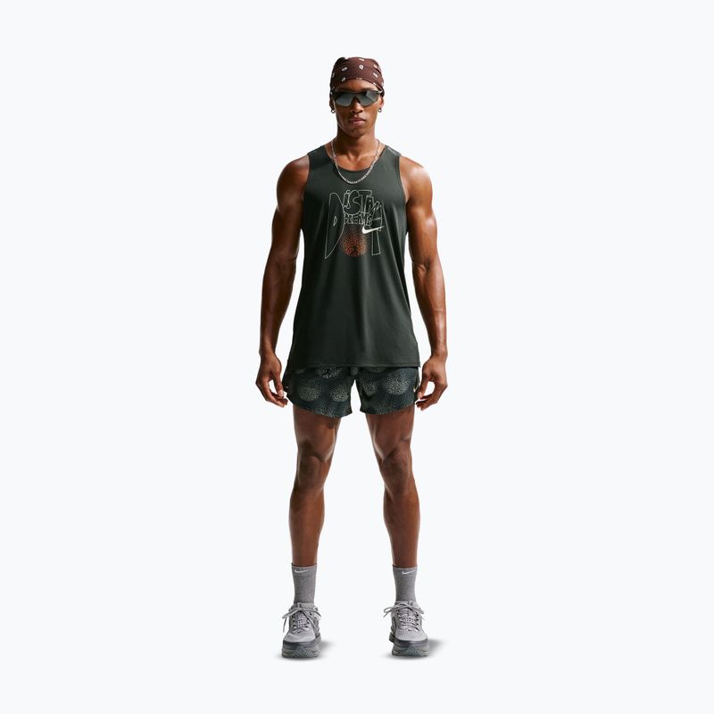 Шорти для бігу чоловічі Nike Stride Dri-Fit Brief Lined 5" black spruce 2