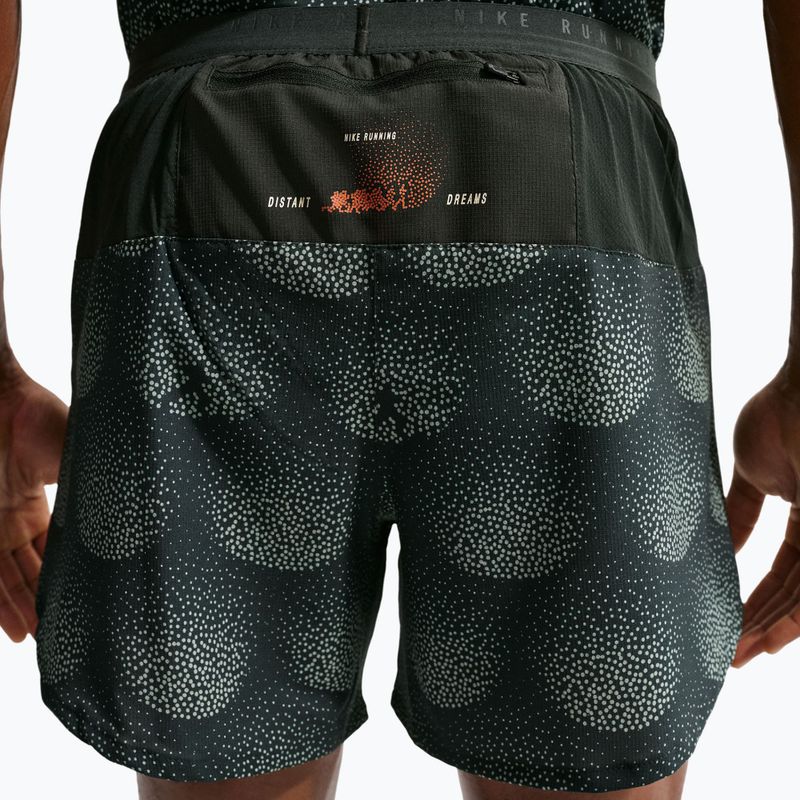 Шорти для бігу чоловічі Nike Stride Dri-Fit Brief Lined 5" black spruce 6
