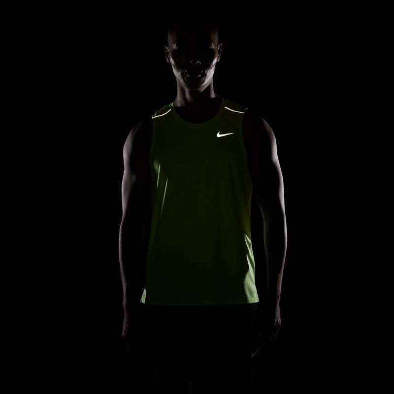 Футболка для бігу чоловіча Nike Miler Dri-Fit volt ice 4