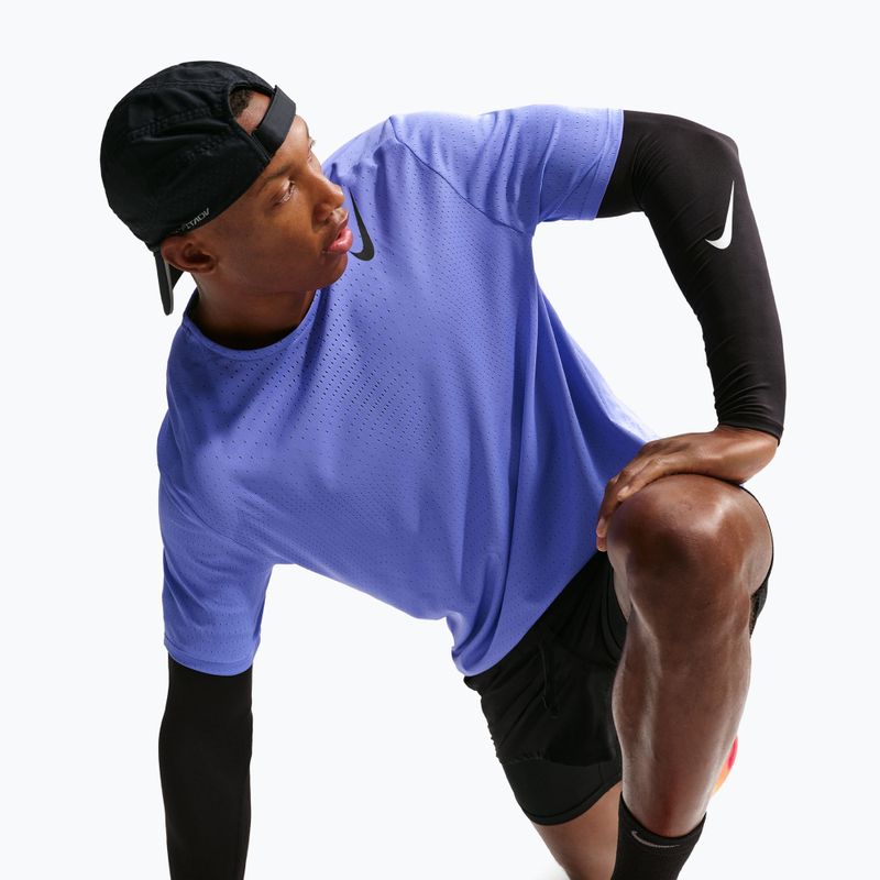 Футболка для бігу чоловіча Nike AeroSwift Dri-Fit ADV sapphire/black 4