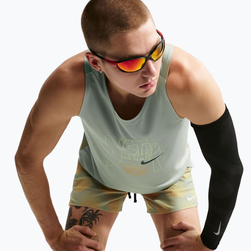 Футболка для бігу чоловіча Nike Stride Dri-Fit ADV jade horizon/linen 5