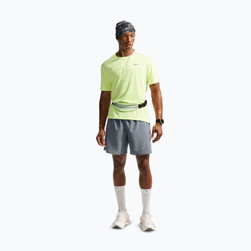 Шорти для бігу чоловічі Nike Miler Dri-Fit 2in1 7" smoke grey/smoke grey 2