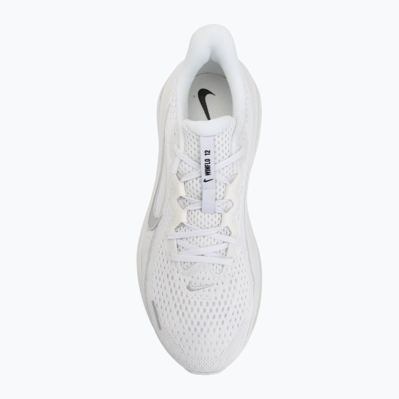 Кросівки для бігу чоловічі Nike Winflo 12 white/summit white/metallic silver 5