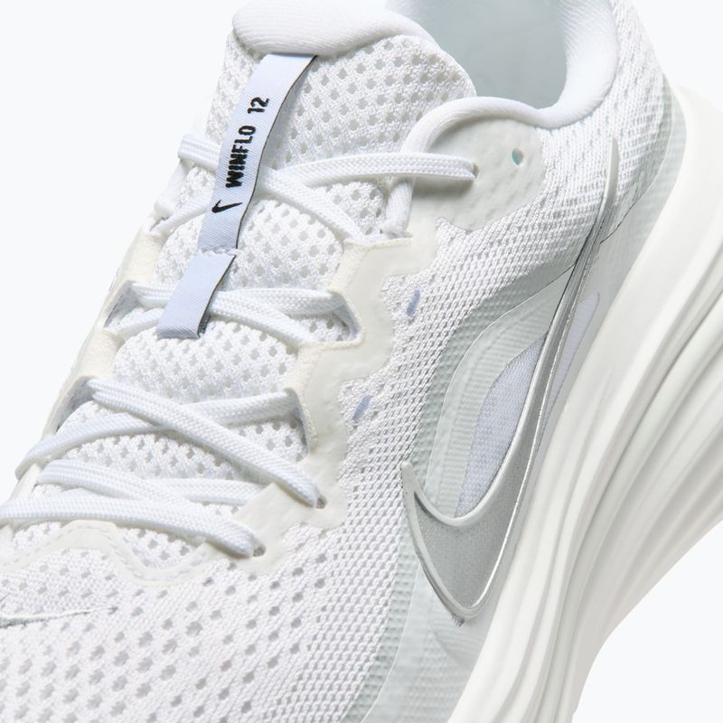 Кросівки для бігу чоловічі Nike Winflo 12 white/summit white/metallic silver 3