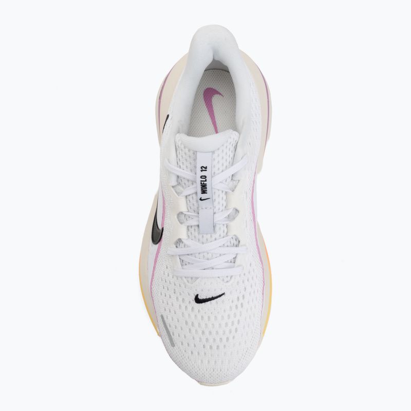 Кросівки для бігу жіночі Nike Winflo 12 white/light magenta/chalk/black 5