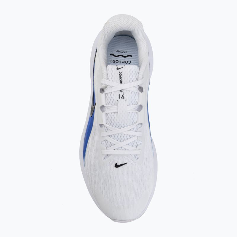 Кросівки для бігу чоловічі Nike Downshifter 14 white/racer blue/anthracite/black 5