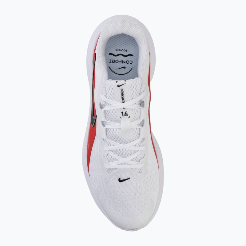 Кросівки для бігу чоловічі Nike Downshifter 14 white/university red/anthracite/black 5