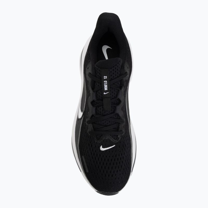 Кросівки для бігу жіночі Nike Winflo 12 black/dark smoke grey/white 5