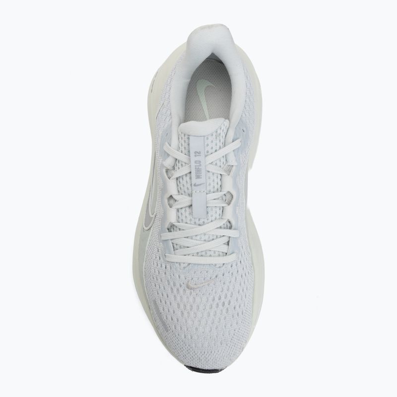 Кросівки для бігу жіночі Nike Winflo 12 off white/barely green/metallic silver 5