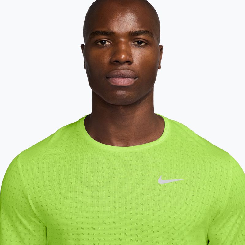 Футболка для бігу чоловіча Nike Miler Breathe volt ice 3