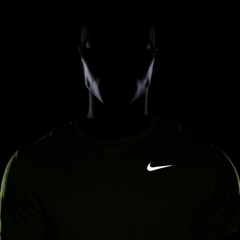 Футболка для бігу чоловіча Nike Miler Breathe volt ice 4