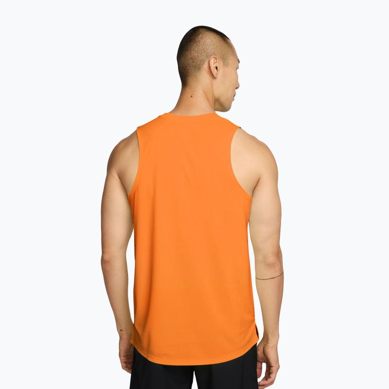 Футболка для бігу чоловіча Nike Miler Dri-Fit total orange 2