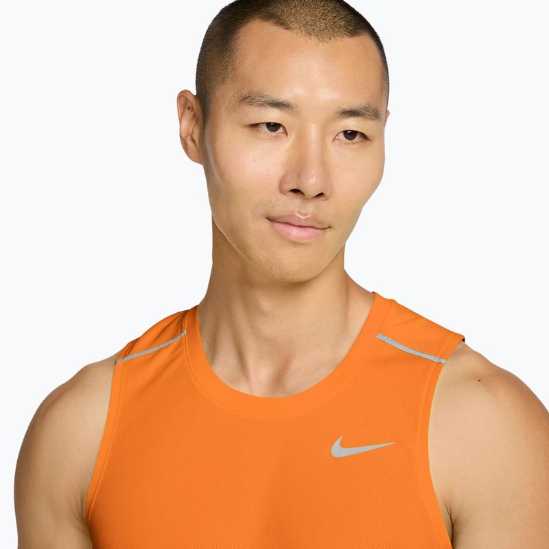 Футболка для бігу чоловіча Nike Miler Dri-Fit total orange 3