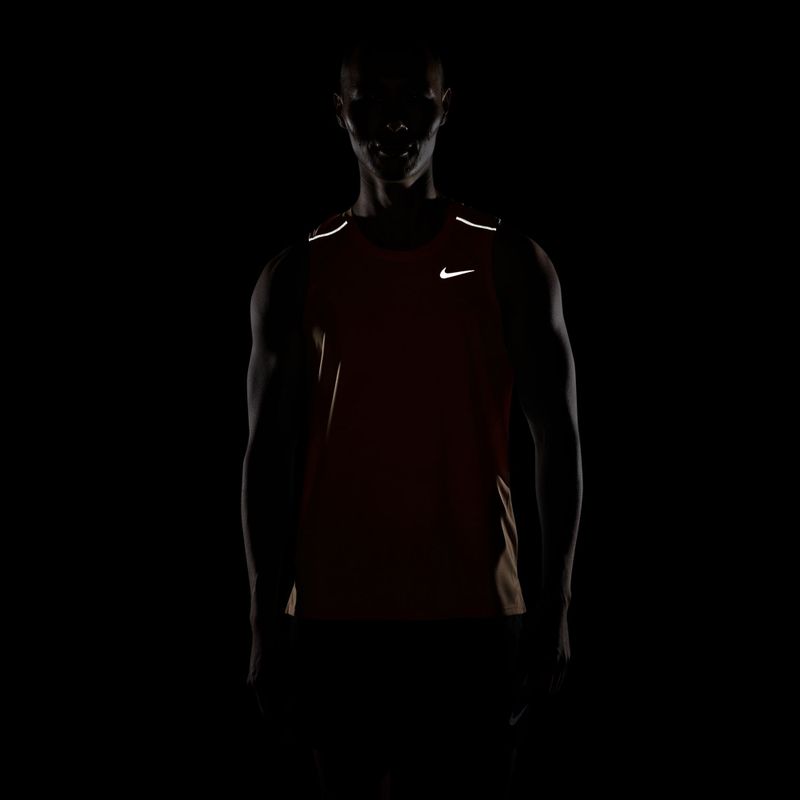 Футболка для бігу чоловіча Nike Miler Dri-Fit total orange 4