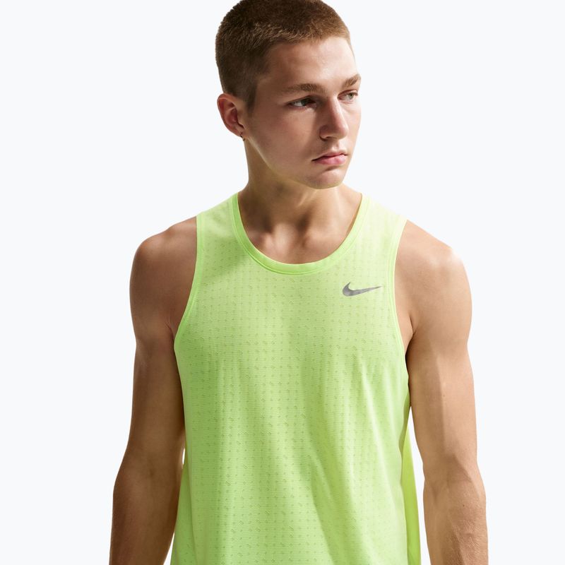 Футболка для бігу чоловіча Nike Miler Breathe volt ice 5