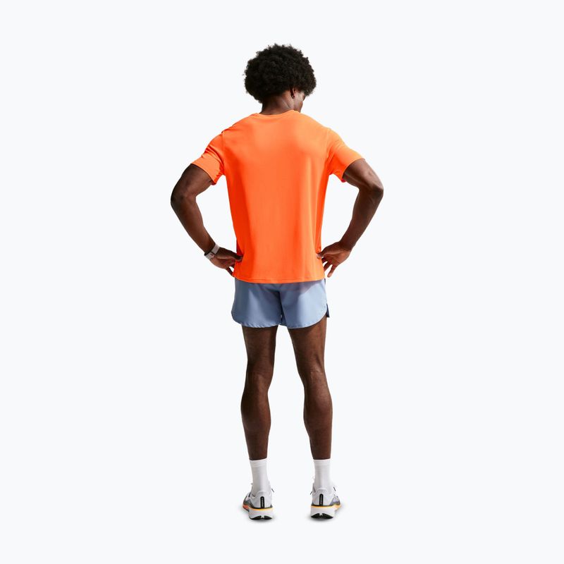 Футболка для бігу чоловіча Nike Miler Dri-Fit UV total orange 2