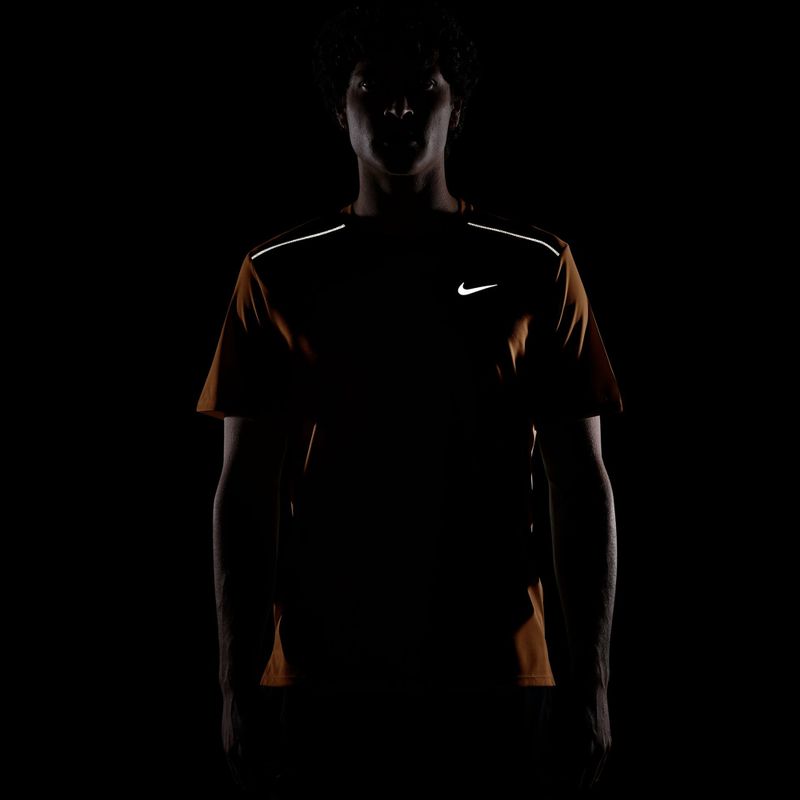 Футболка для бігу чоловіча Nike Miler Dri-Fit UV total orange 7