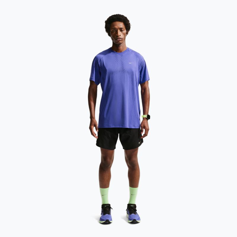 Футболка для бігу чоловіча Nike Stride Dri-Fit ADV lapis/deep royal blue 2