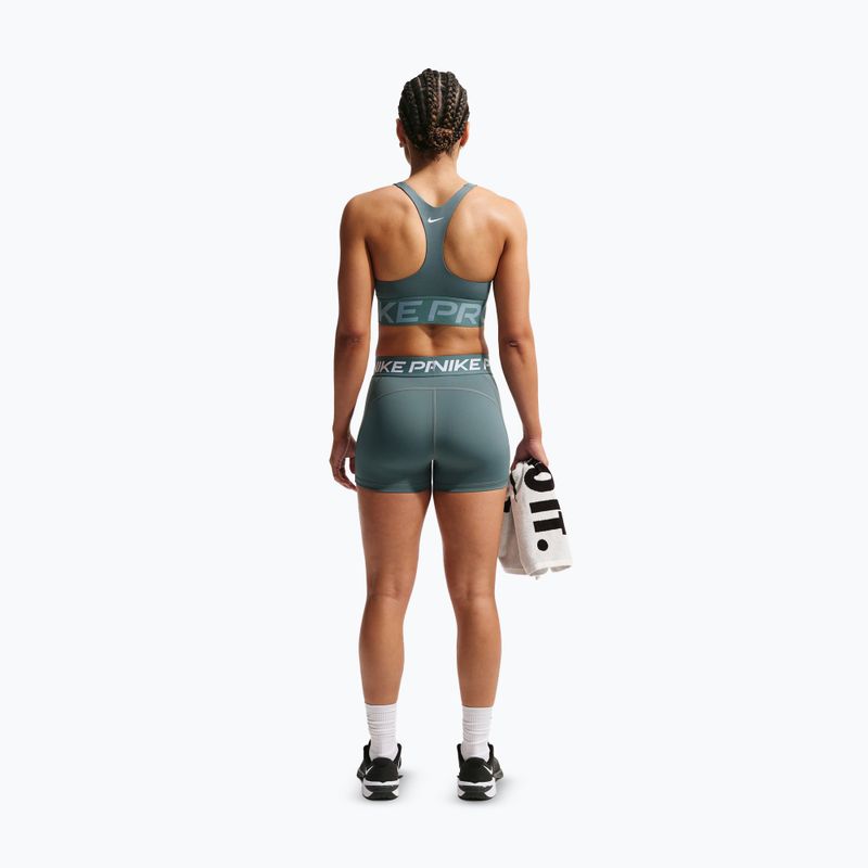 Бюстгальтер для тренувань Nike Pro Sculpt Medium Support mineral slate/denim turquoise/white 3